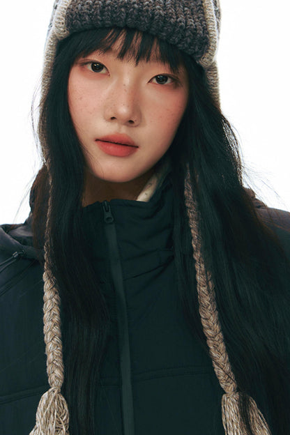 Detachable Cotton Fill Winter Coat