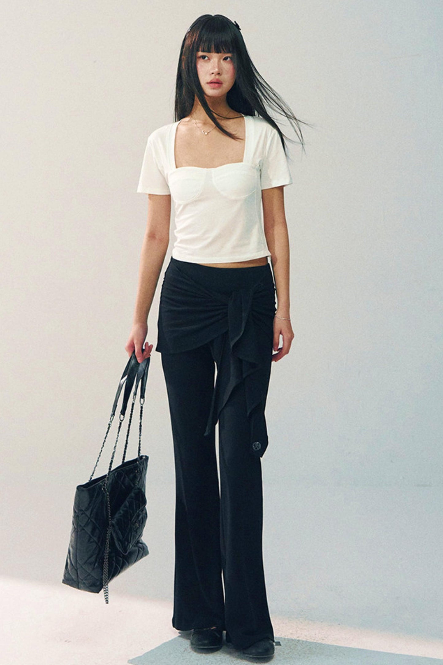 High-Waisted Flared Pants