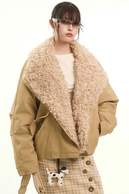 American Retro Lamb Wool Jacket