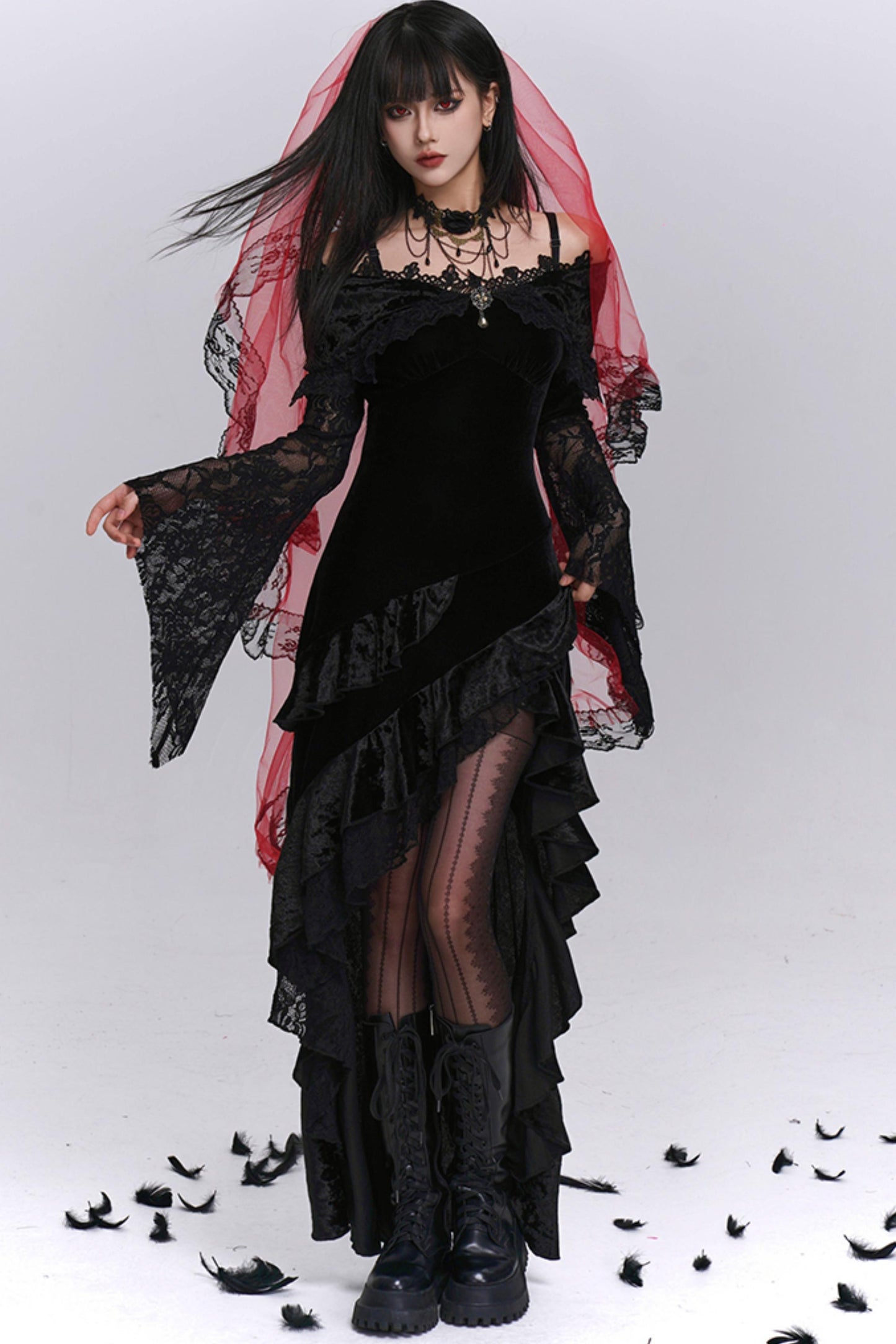 One-Shoulder Camisole Dress