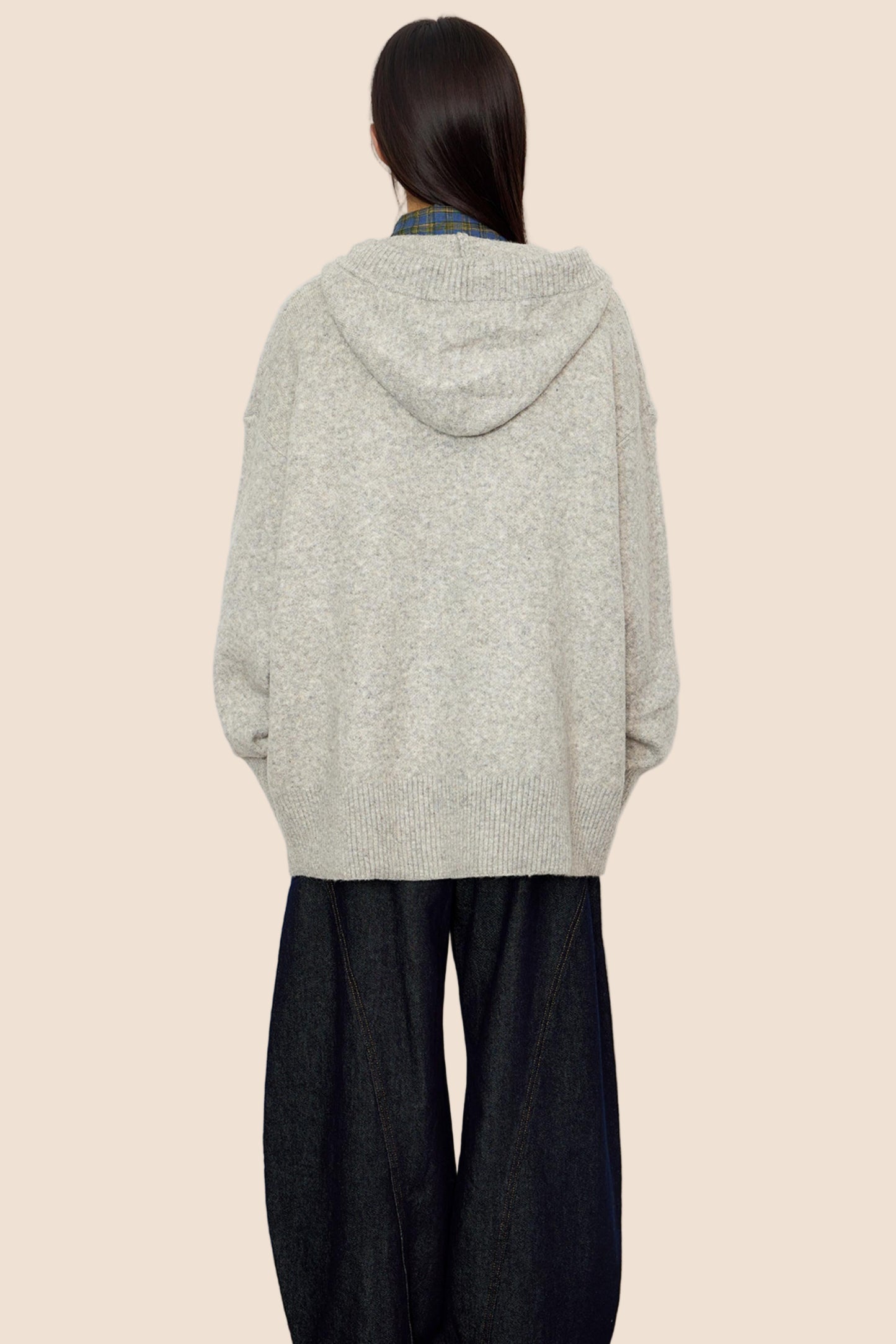 Lazy Vintage V-Neck Knit Sweater