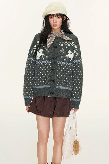 Brushed Flower Bud Culotte Pants