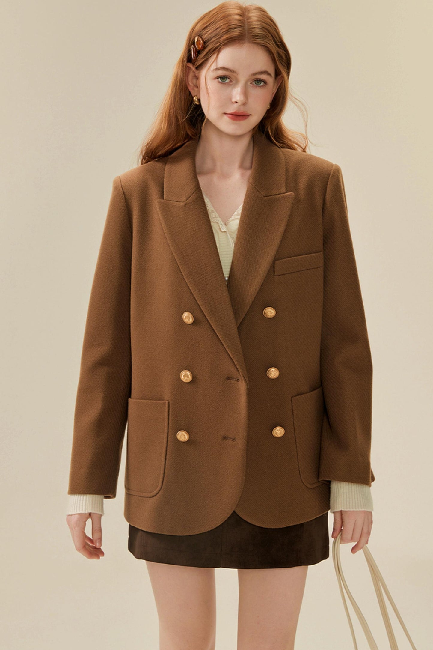 Loose British Tweed Blazer