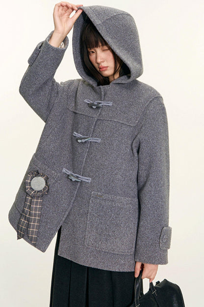 Original Woolen Hooded Jacket