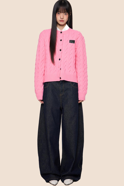 Twisted Knit Cardigan