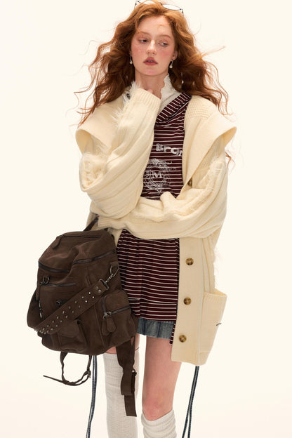 Striped Slimming Long Sleeve Top