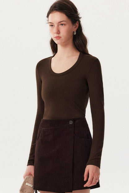 Sheep Wool Slim Knitwear Sweater