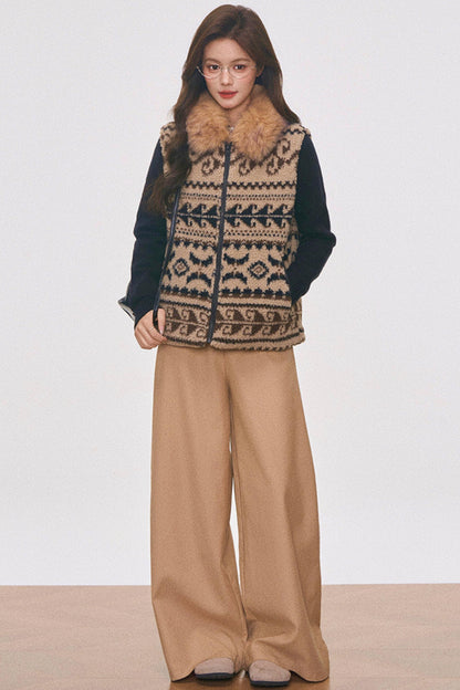 Fair Isle Wool Vest Set-Up