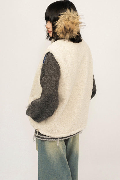 Retro Plaid Quilted Jacket