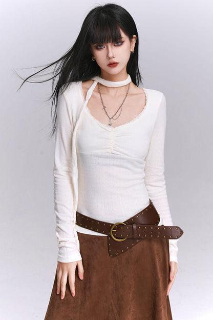 Feminine Silhouette Autumn Top