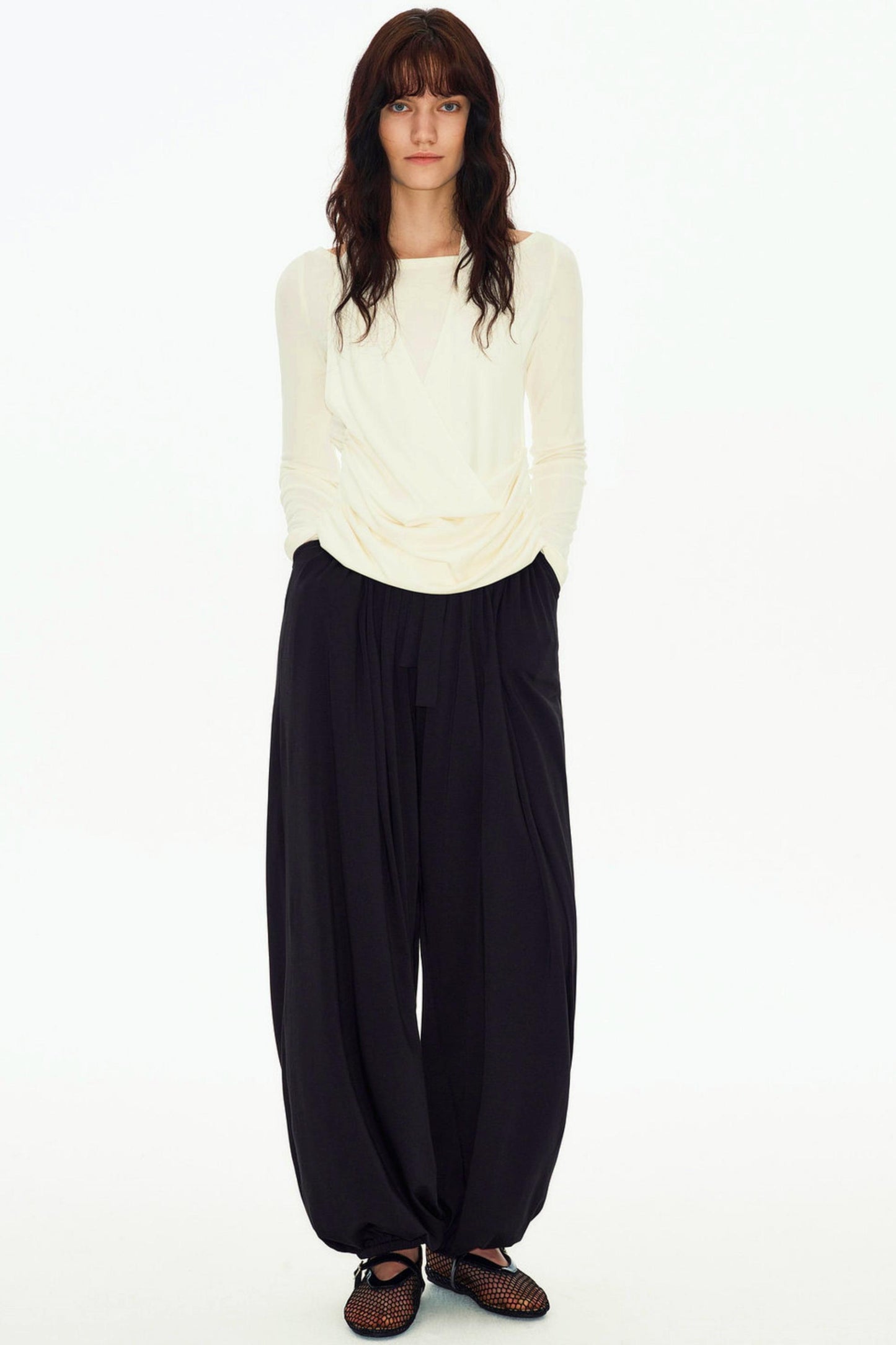 Off-Shoulder Versatile Halter Top