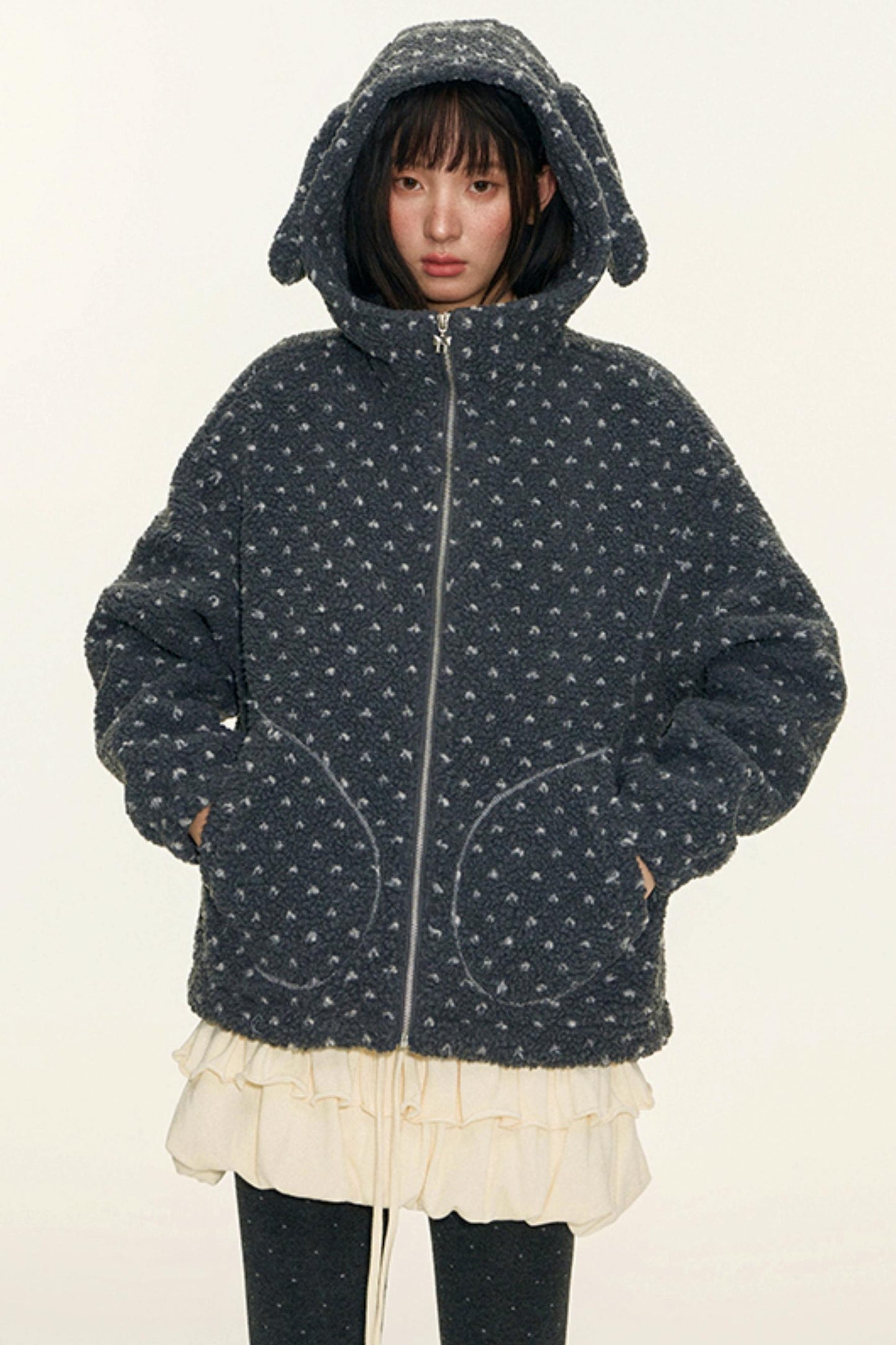 Rabbit Polka Dot Lambswool Jacket