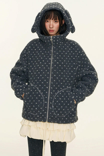 Rabbit Polka Dot Lambswool Jacket
