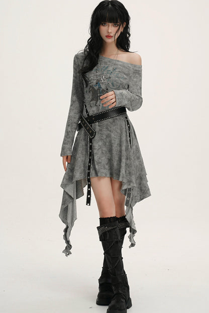 Black Shoulder Dress