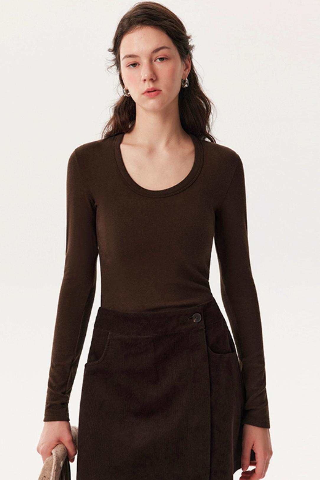 Sheep Wool Slim Knitwear Sweater