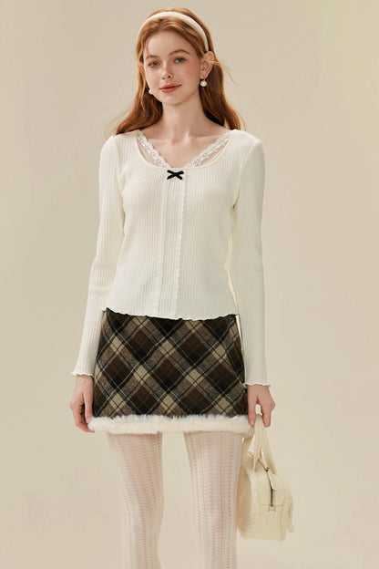 Pure Desire Lace Knit Sweater