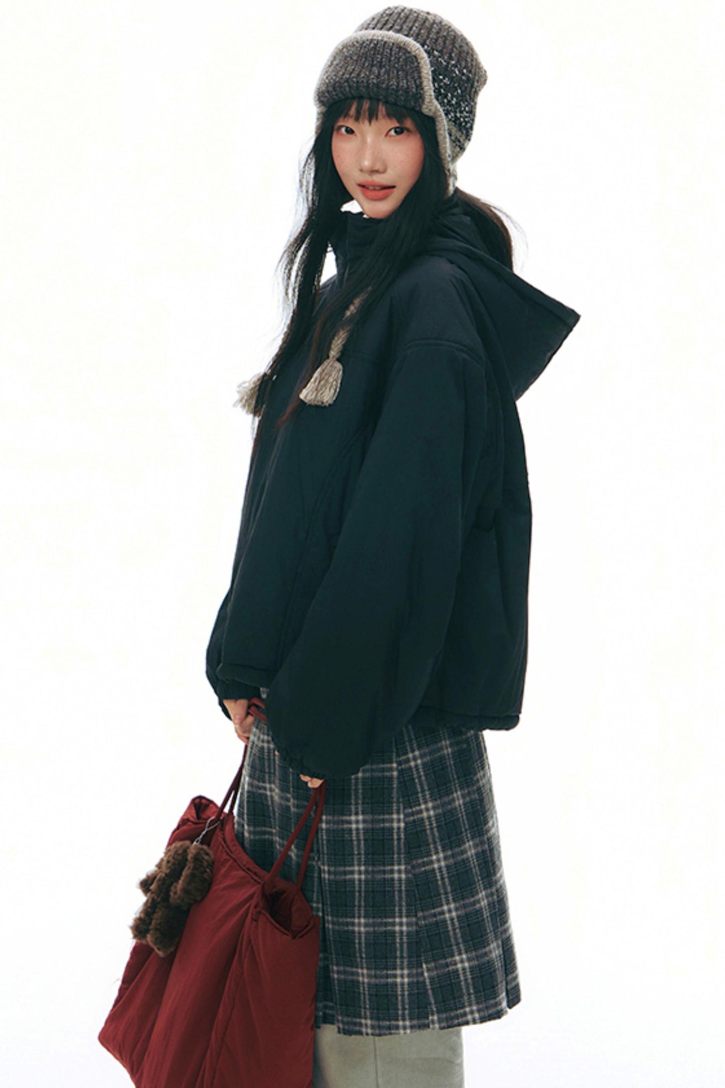 Detachable Cotton Fill Winter Coat