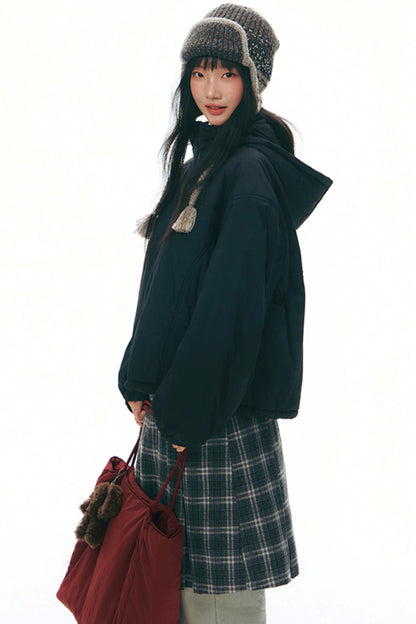 Detachable Cotton Fill Winter Coat