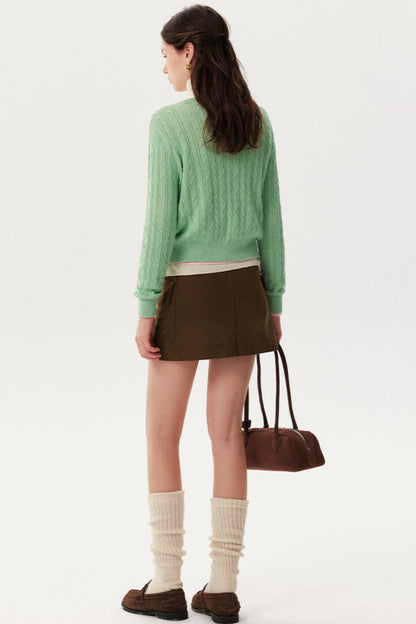 New Fold Dopamine Crew Cardigan