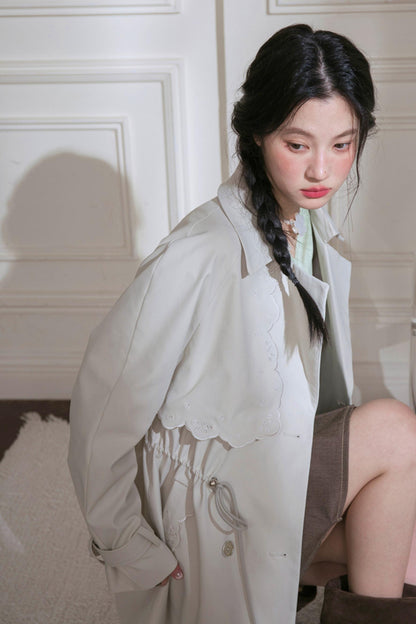 Silhouette Pine Trench Coat