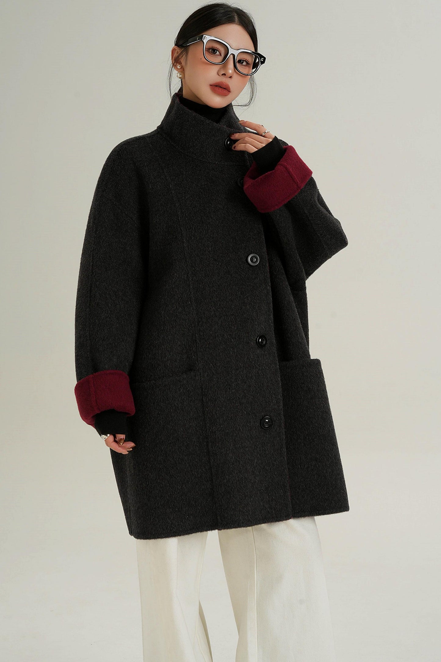 High-End Double-Sided Mid-Length Coat