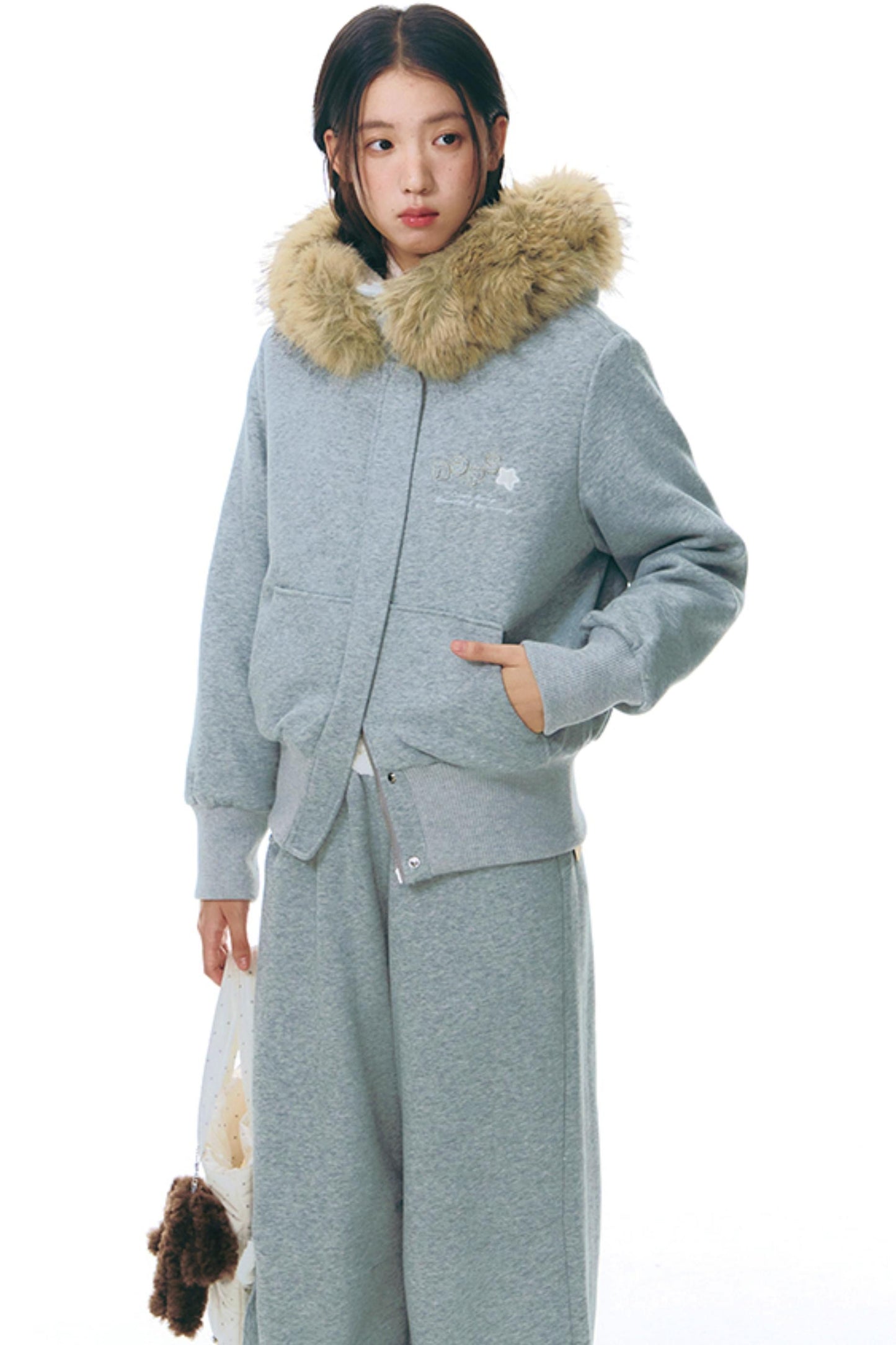 Embroidered Cotton Jacket Set-Up