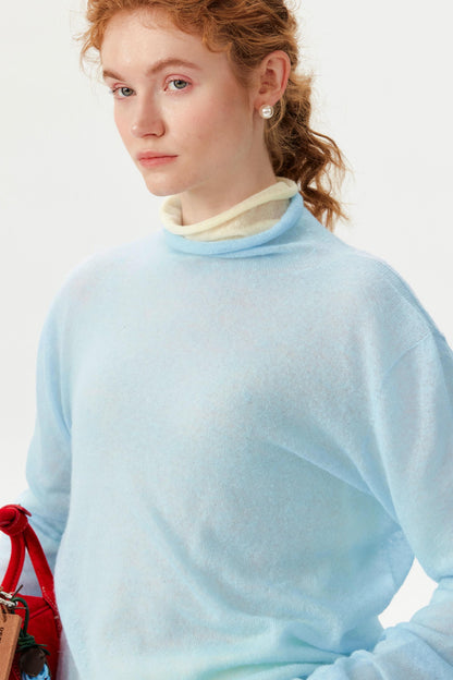 Ultra-Fine Camel Wool Turtleneck Sweater