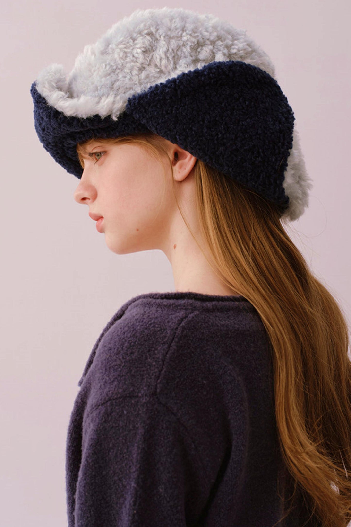 Reversible Plush Lei Feng Hat