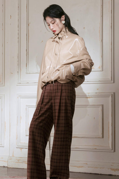 Amber Streamer Leather Jacket