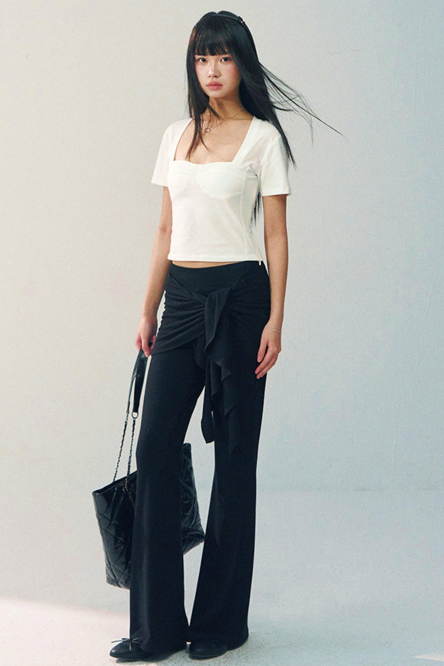 High-Waisted Flared Pants