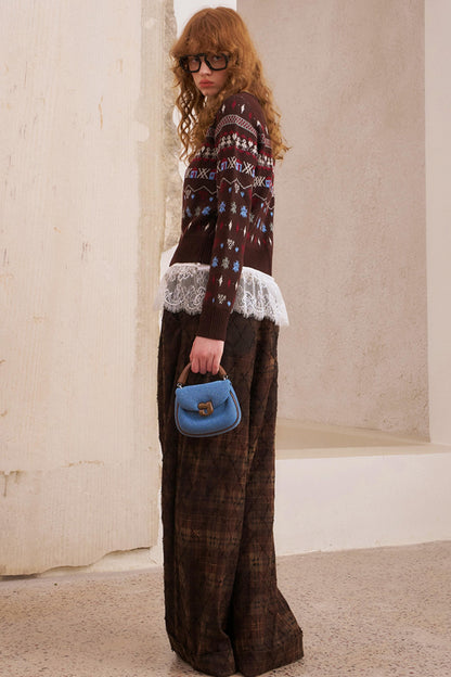 Fair Isle Jacquard Winter Cardigan