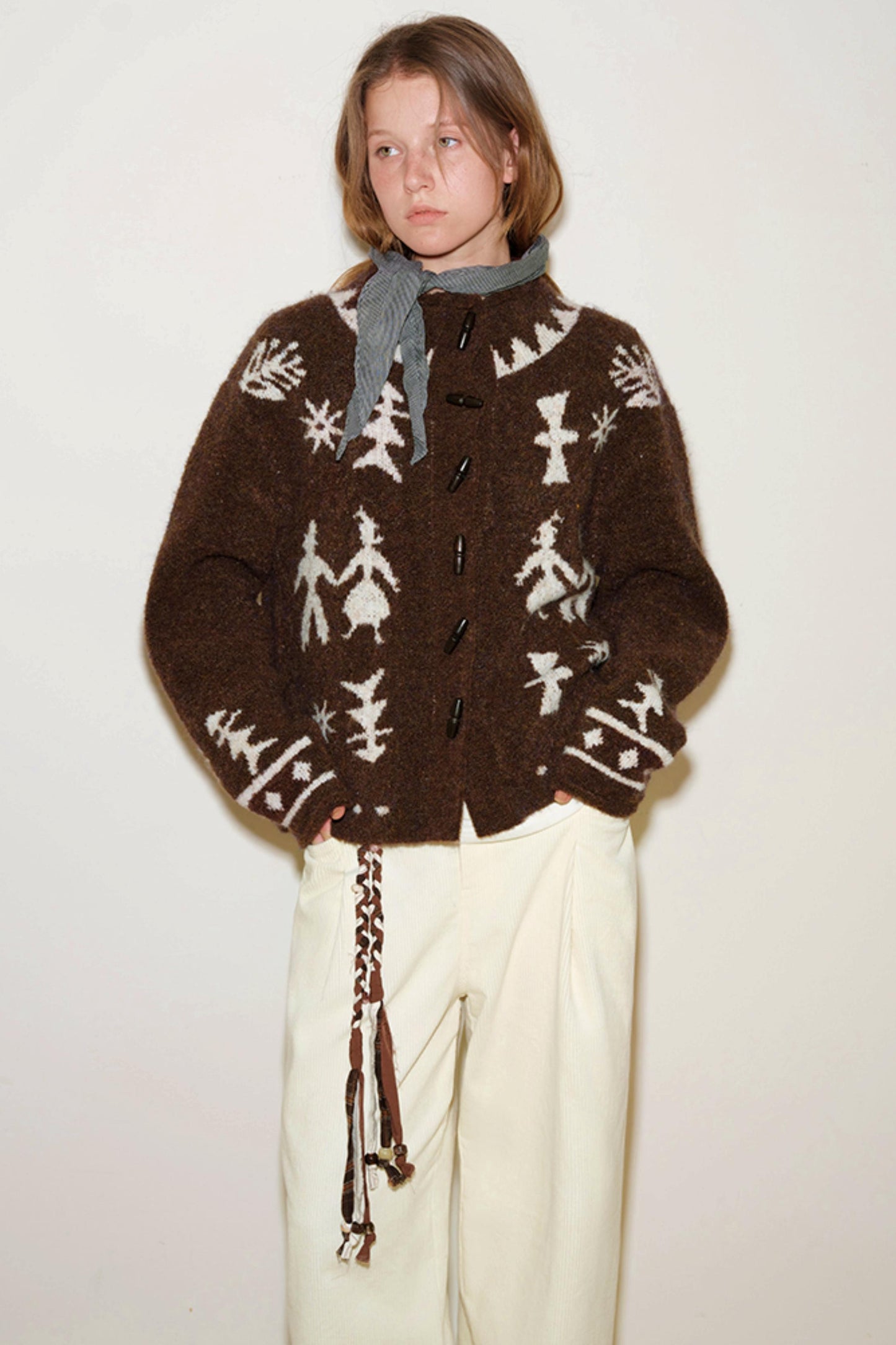 Romantic Mohair Cardigan Sweater