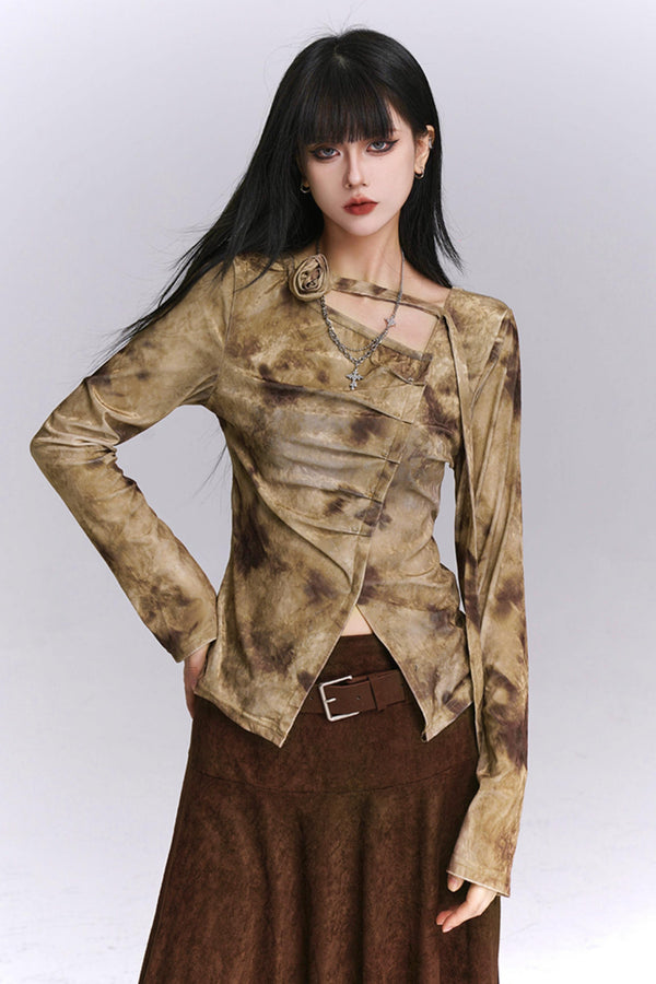 Refined Korean Style Long Sleeve Top