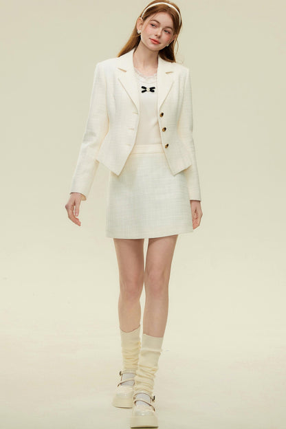 V-Neck Lace Knit Top