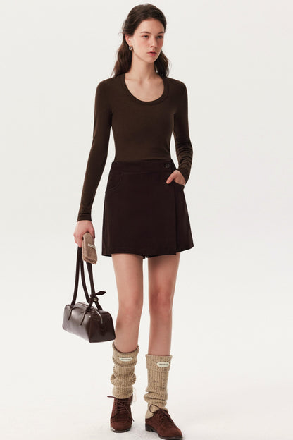 Sheep Wool Slim Knitwear Sweater