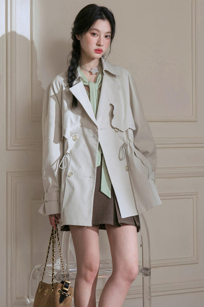 Silhouette Pine Trench Coat