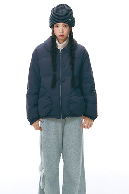 Winter Curved Pocket Cotton Jacket