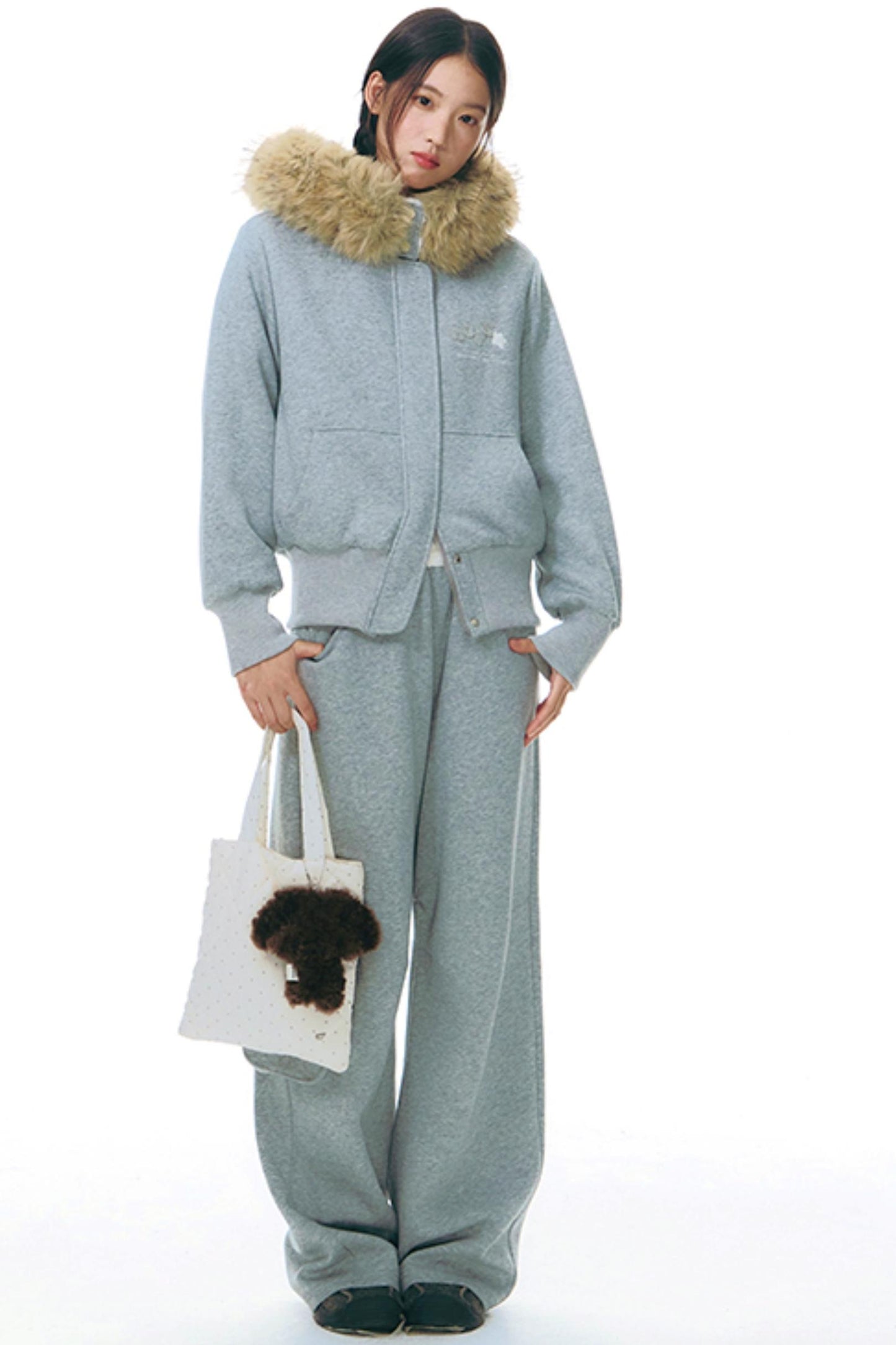 Embroidered Cotton Jacket Set-Up