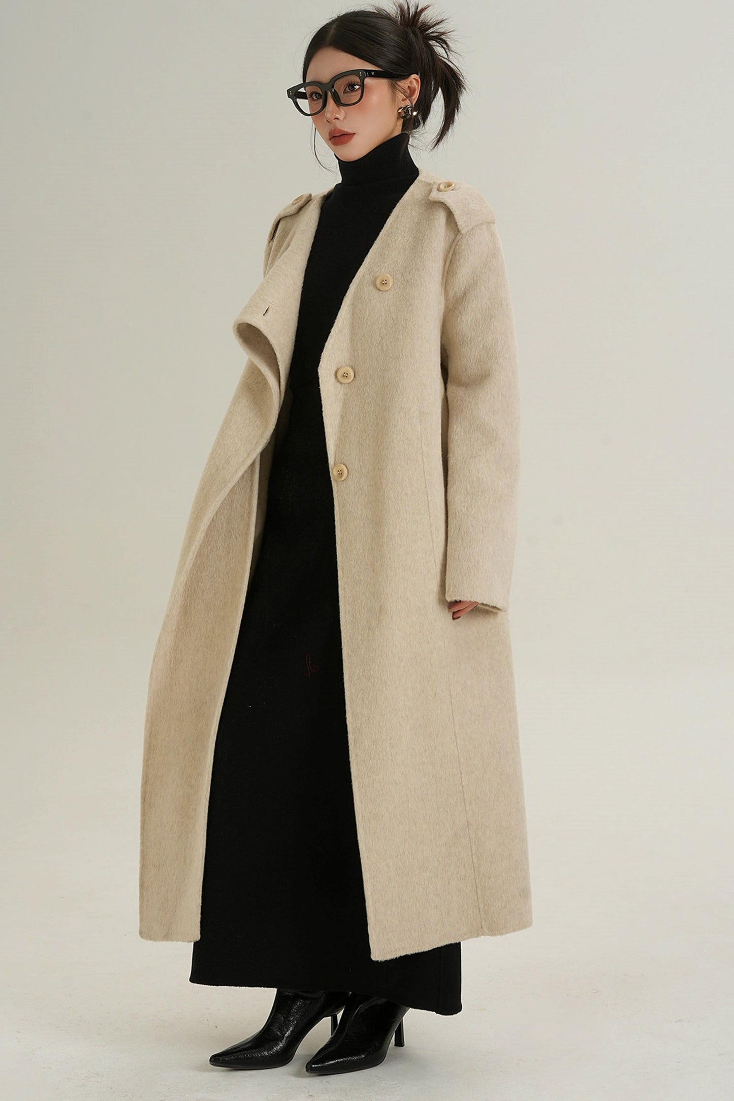Double-Sided Wool Coat