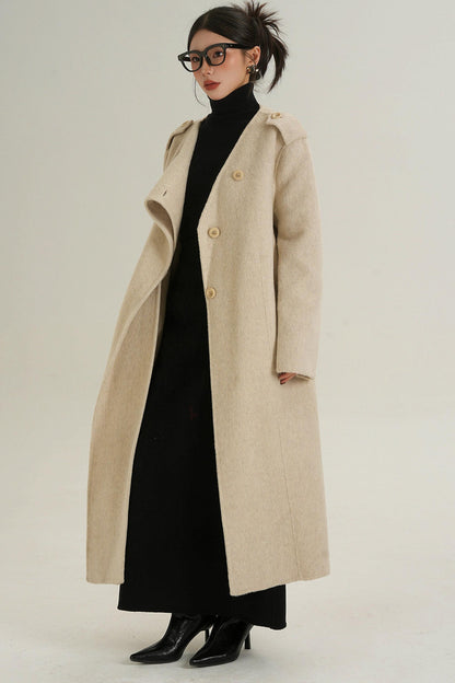 Double-Sided Wool Coat