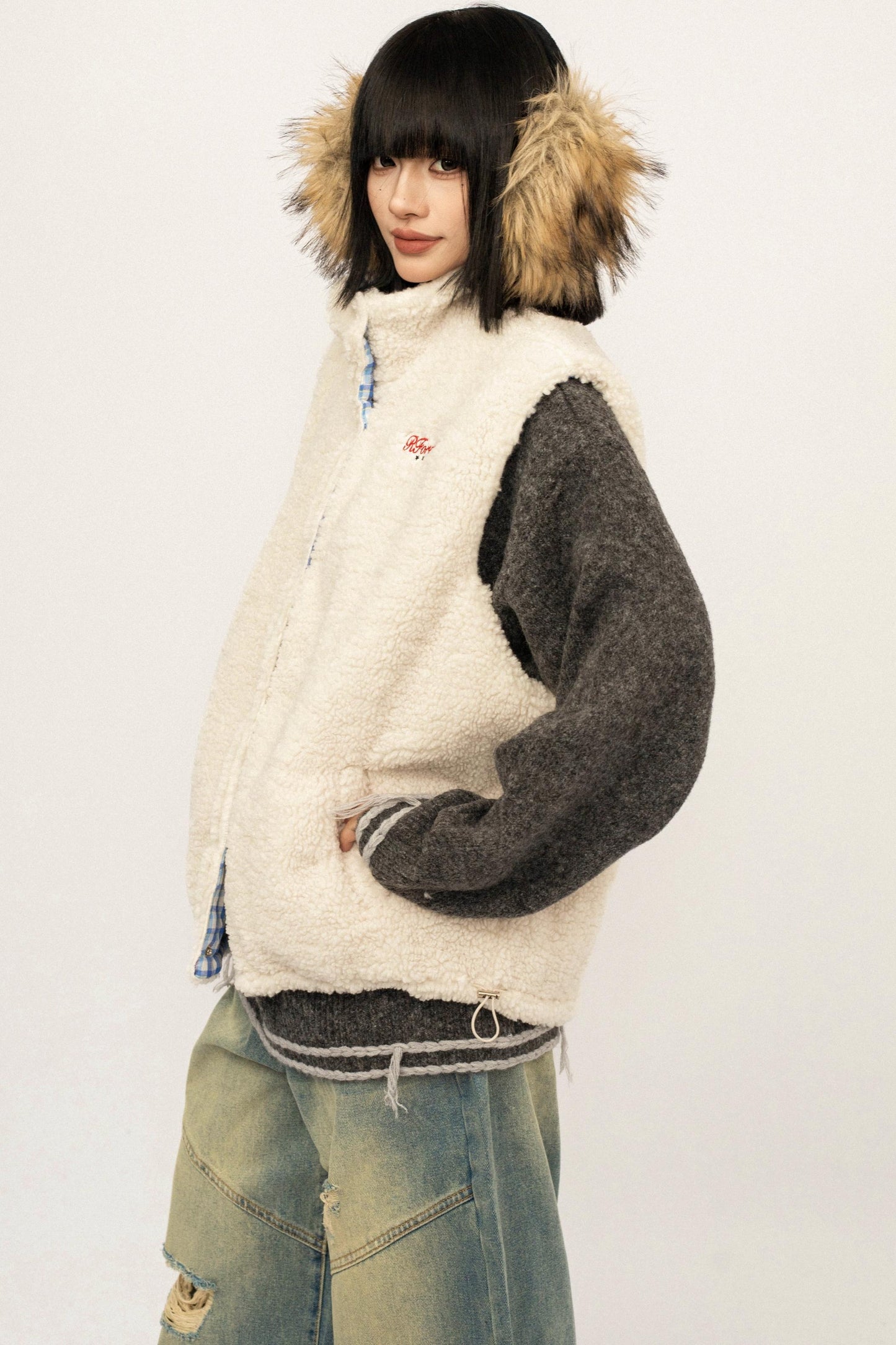 Retro Plaid Quilted Jacket