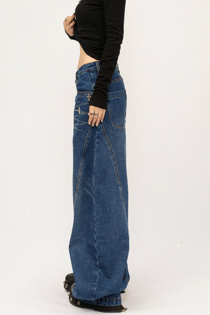 Retro Washed Velvet Jeans
