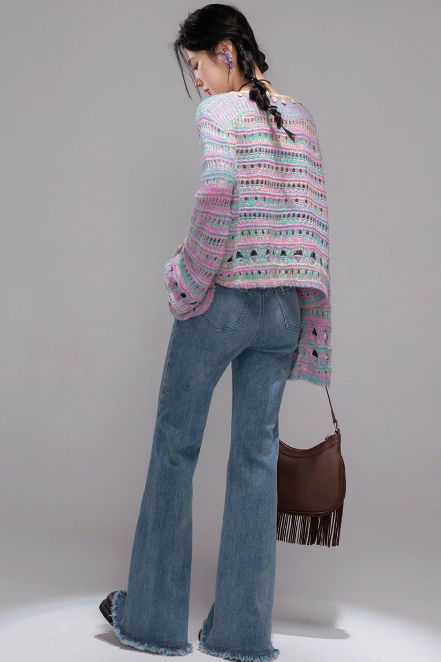 Shaping Blue Flared Jeans