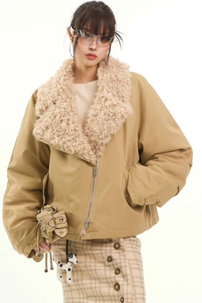 American Retro Lamb Wool Jacket