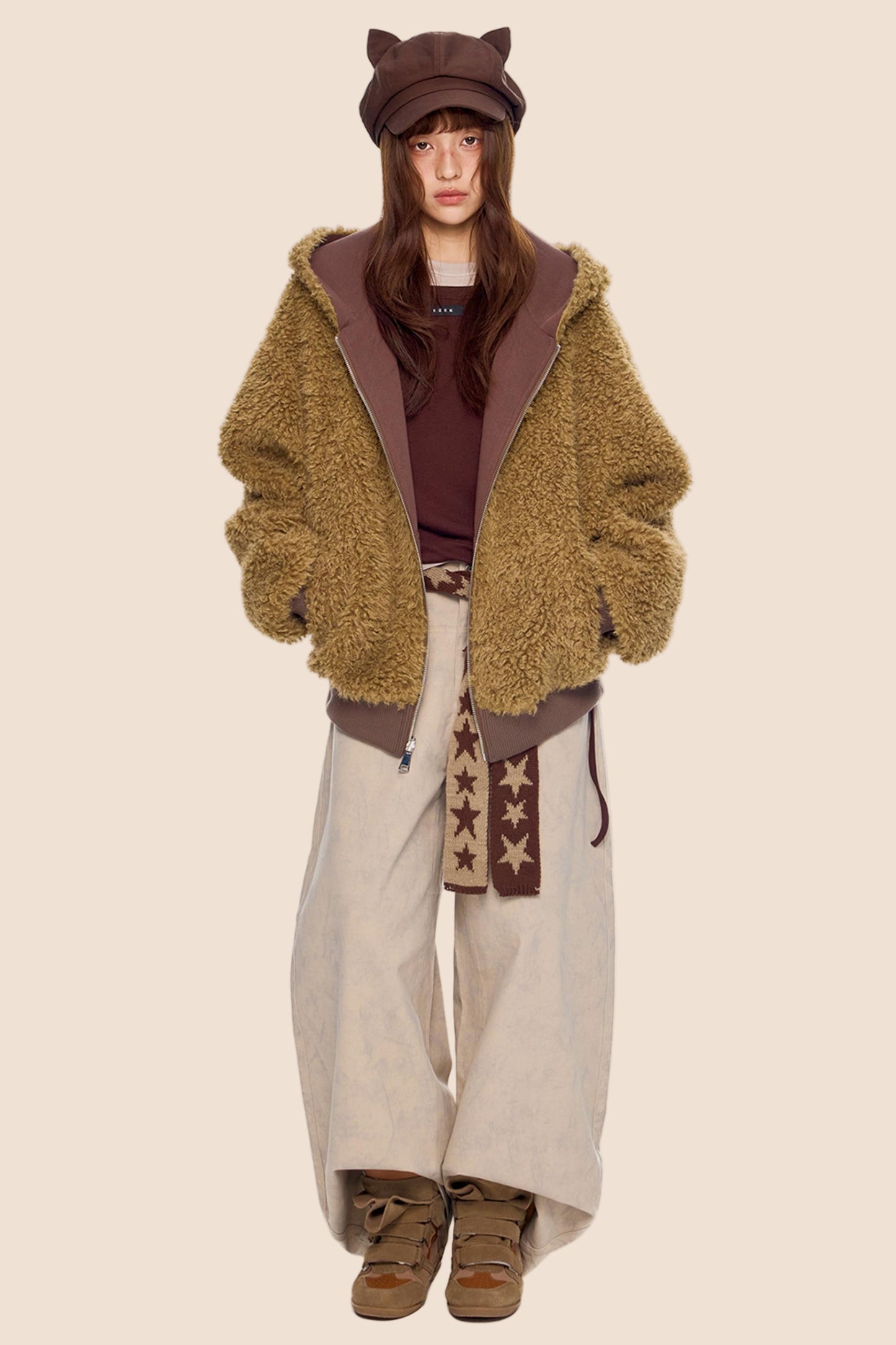 Reversible Faux Shearling Jacket