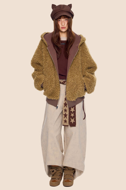 Reversible Faux Shearling Jacket