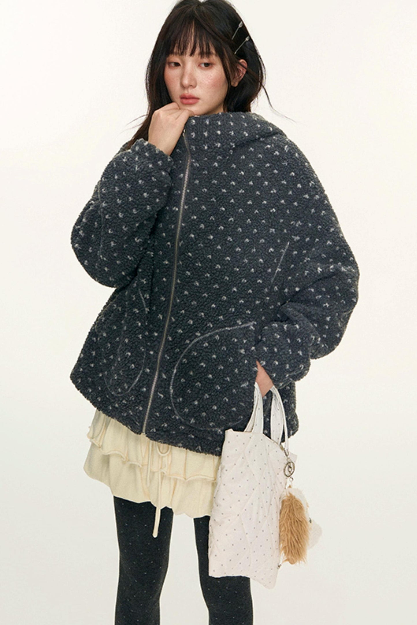 Rabbit Polka Dot Lambswool Jacket