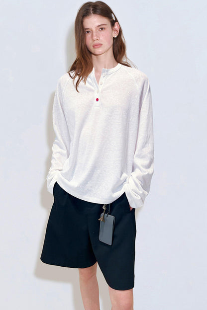 Bright-Colored Raglan T-Shirt