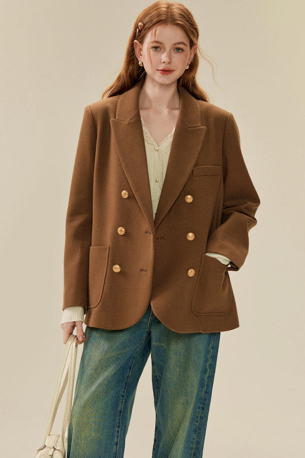 Loose British Tweed Blazer