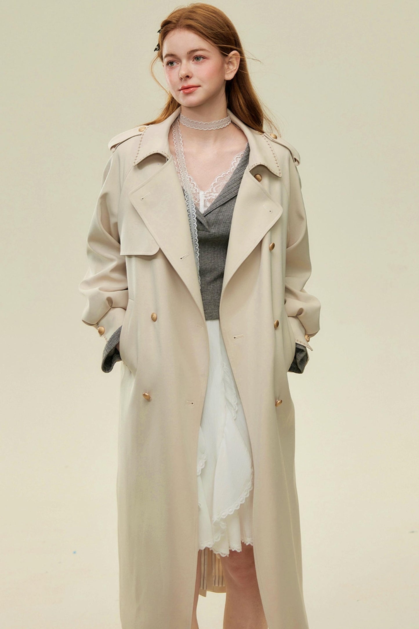 Irregular Lace Bustier A-Line Skirt